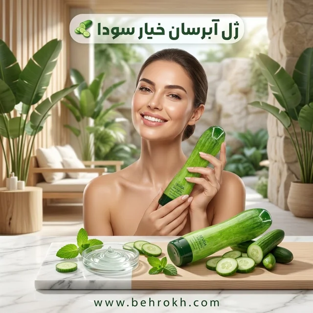 ژل آنتی‌ایج خیار سودا حجم ۲۵۰ میلی‌لیتر؛ کمک به کاهش ظاهر چروک‌ها