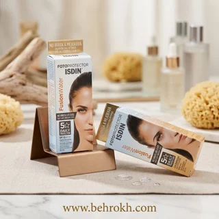 ضد آفتاب ایزدین فیوژن واتر SPF 50 حجم ۵۰ میلی‌لیتر؛ محافظت روزانه از پوست