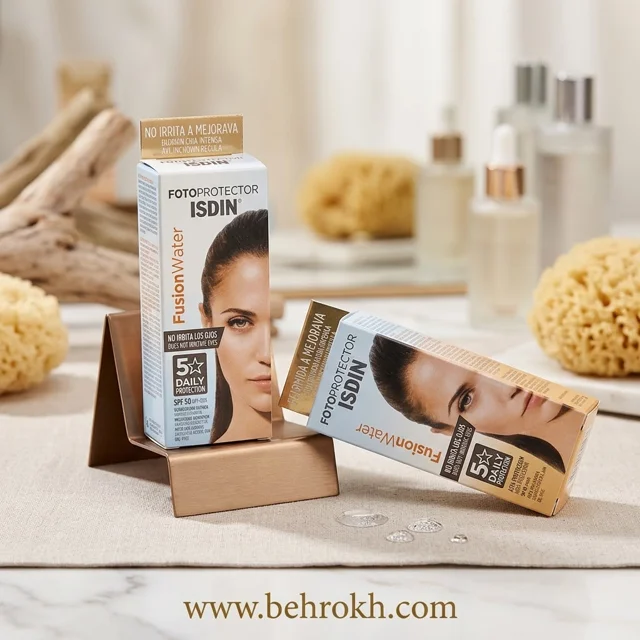 ضد آفتاب ایزدین فیوژن واتر SPF 50 حجم ۵۰ میلی‌لیتر؛ محافظت روزانه از پوست