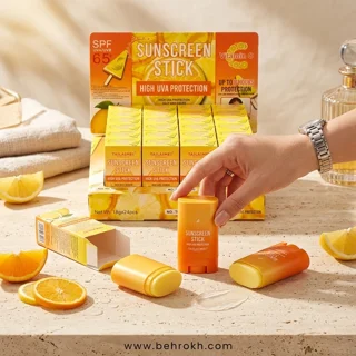 ضد آفتاب استیکی بدون رنگ تایلامی SPF 65؛ محافظت از پوست با ویتامین C