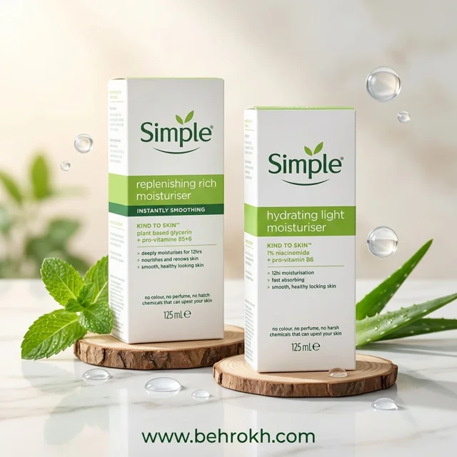 کرم آبرسان Simple Rich & Light؛ مناسب استفاده روزانه برای حفظ رطوبت پوست