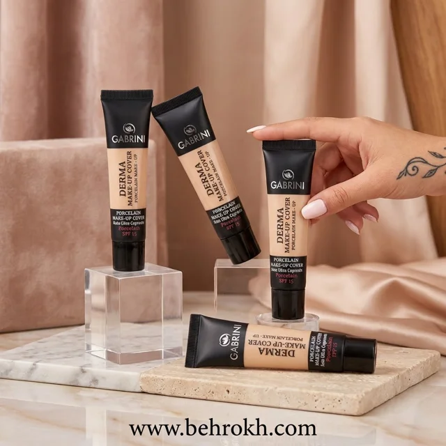 کرم پودر Gabrini Derma؛ پوشانندگی مناسب و جلوه‌ای صاف و یکدست